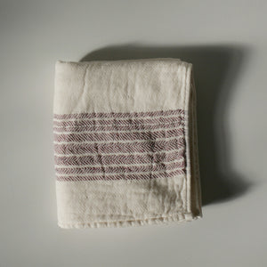 Flaxline Towel, Burgundy